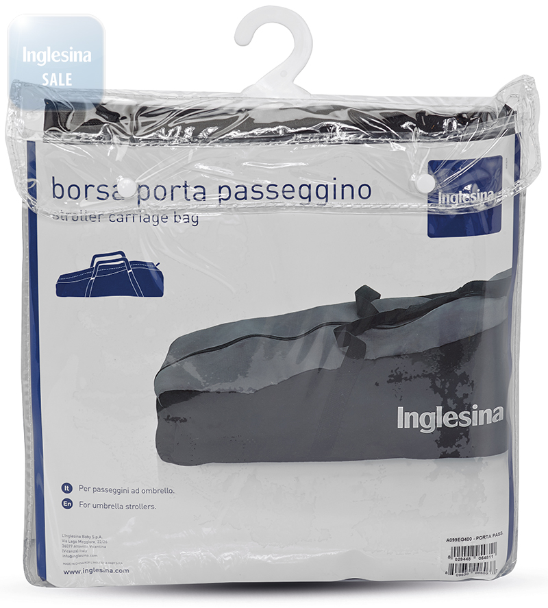 Вместительная сумка для колясок ИнглезиУпаковка от сумки для прогулочных колясок Inglesina Carry Bag