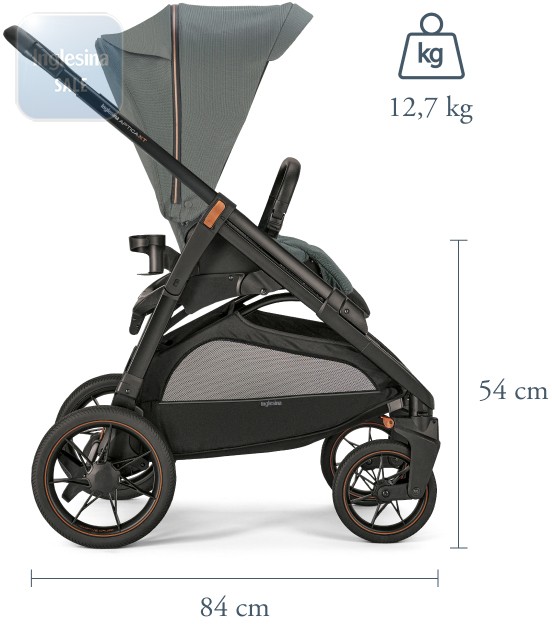 Вес прогулочной коляски Inglesina Aptica XT 12.7 кг